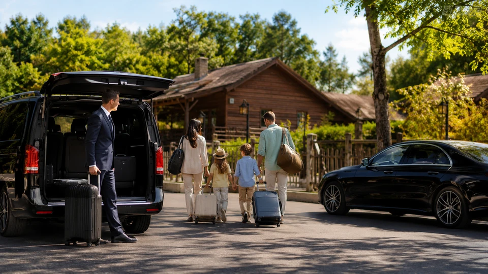 Transfer from Beauvais Airport to Disney Davy Crockett Ranch