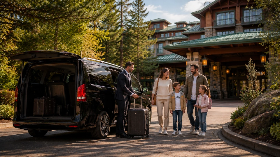 Transfer from CDG Airport to Disney's Sequoia Lodge